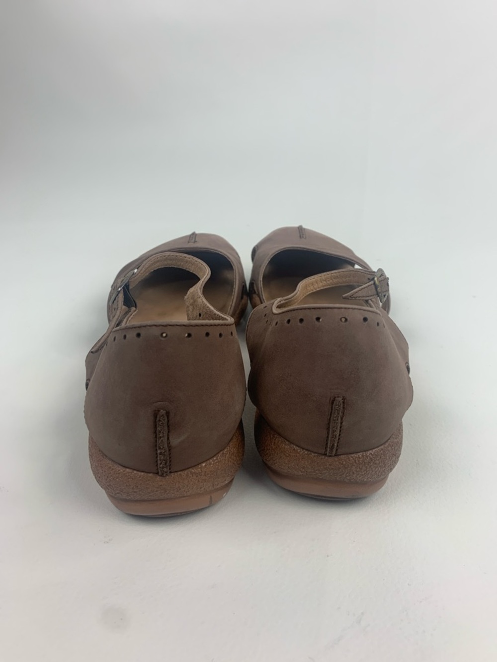 Dansko Brown Suede leather Ankle-Strap Mary Jane Comfort shoes Buckle size 8.5/9 - Picture 6 of 14